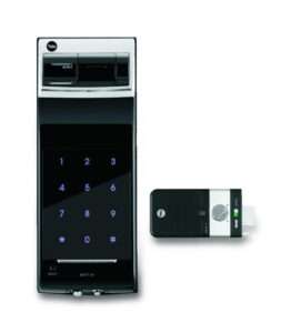 Yale YDR4110 Biometric Door Lock (Black,Polished)
